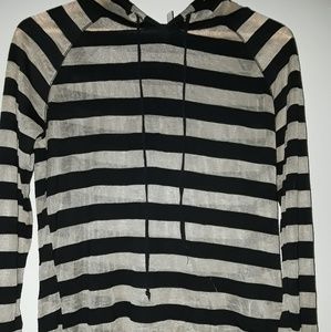 WALLFLOWER HOODED SHIRT L